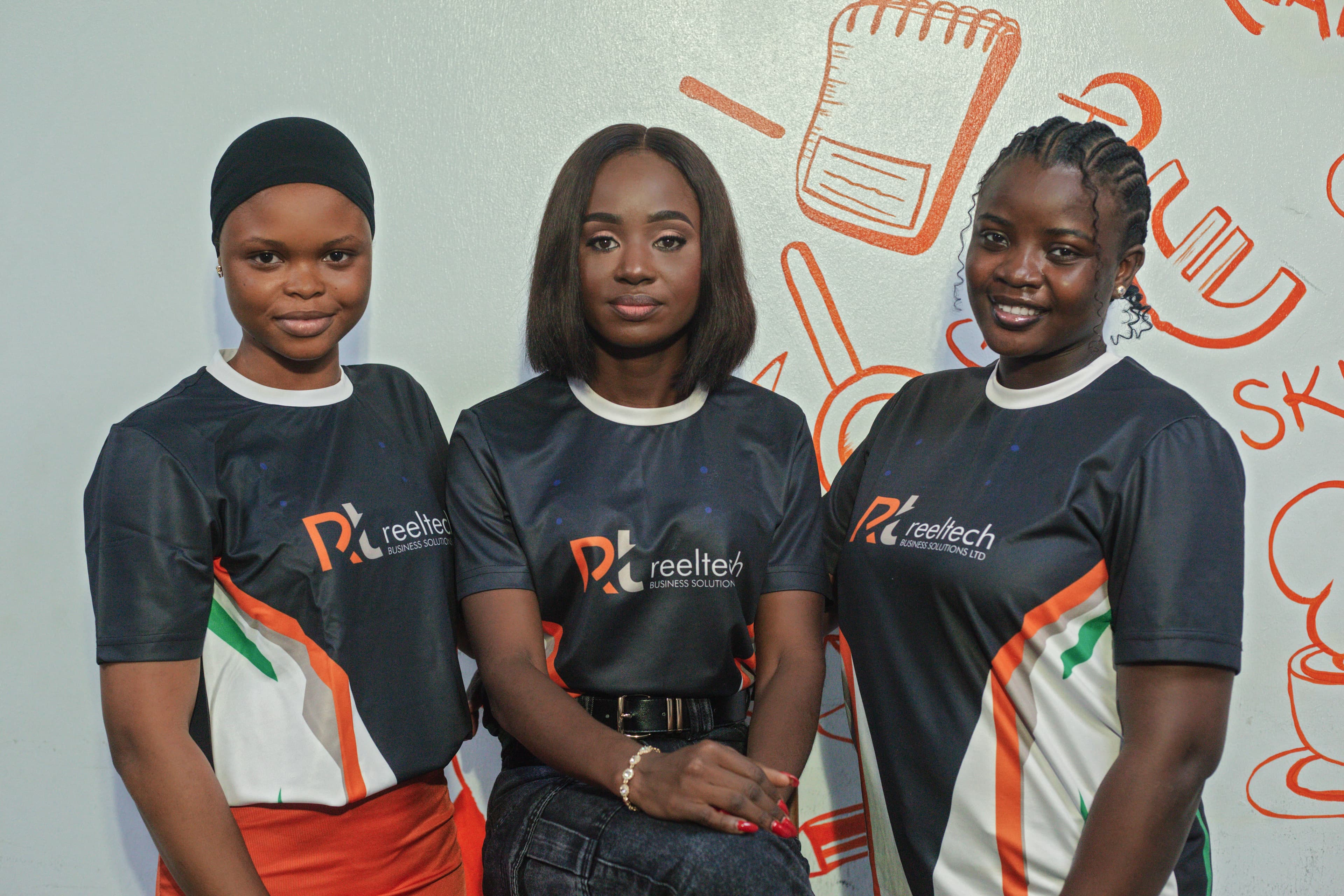 Reeltech Solutions team members and CEO